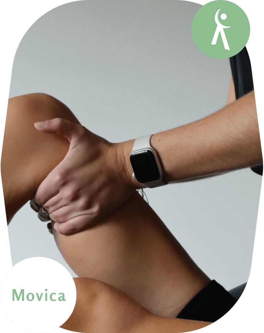 Movica kinesitherapie praktijk logo Brecht